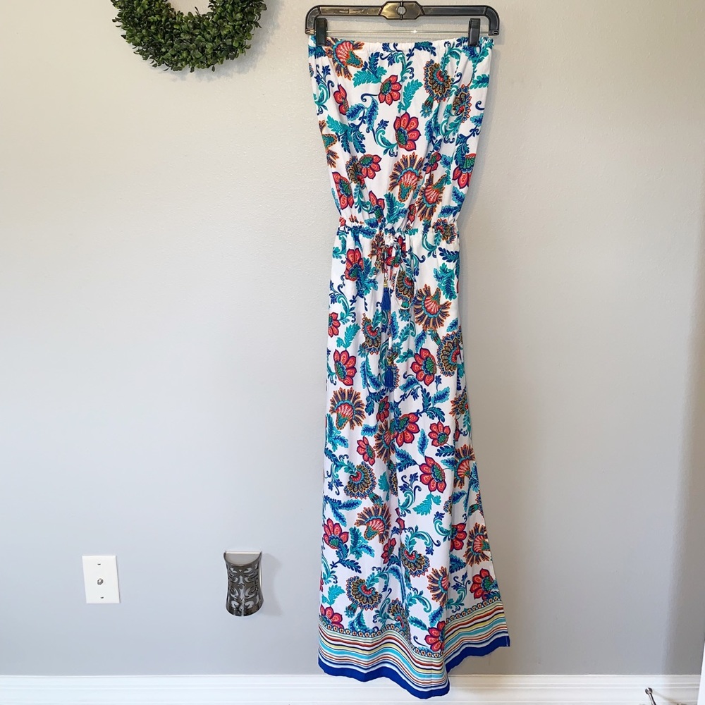 NEW Tommy Bahama strapless Maxi Dress | Sz Small￼